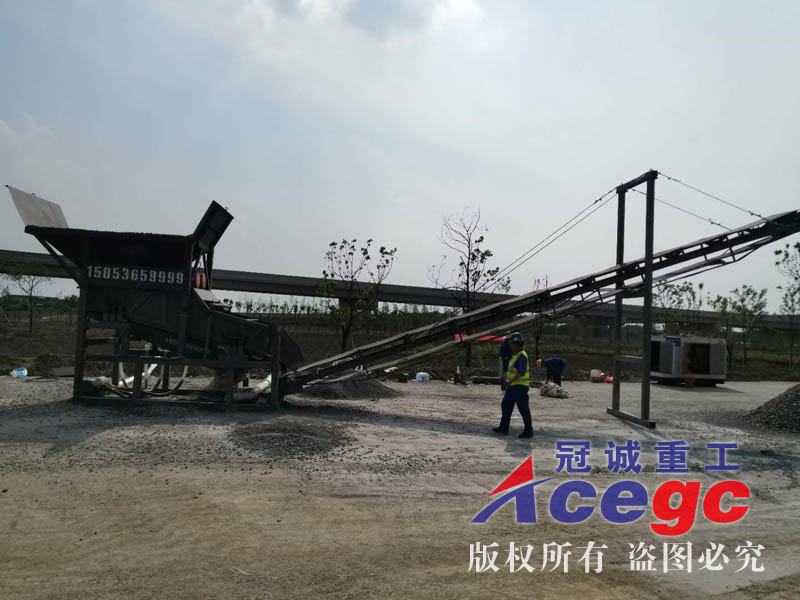 訂制大中小型振動篩洗砂機械生產線