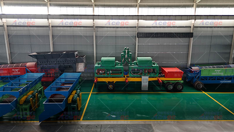 移動(dòng)滾筒篩洗沙機(jī)械