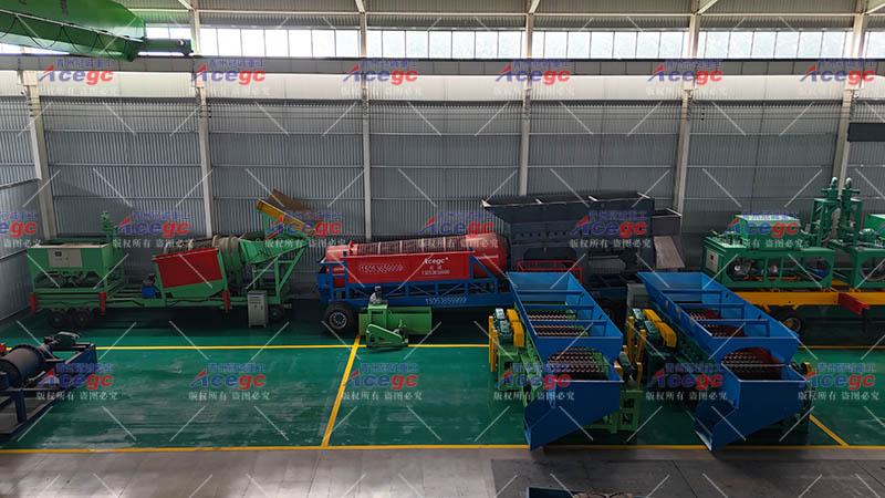 移動(dòng)滾筒篩洗沙機(jī)械